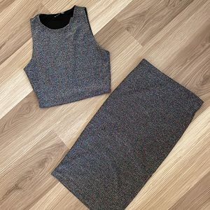 Boss Lady Two Piece Skirt and Top Set